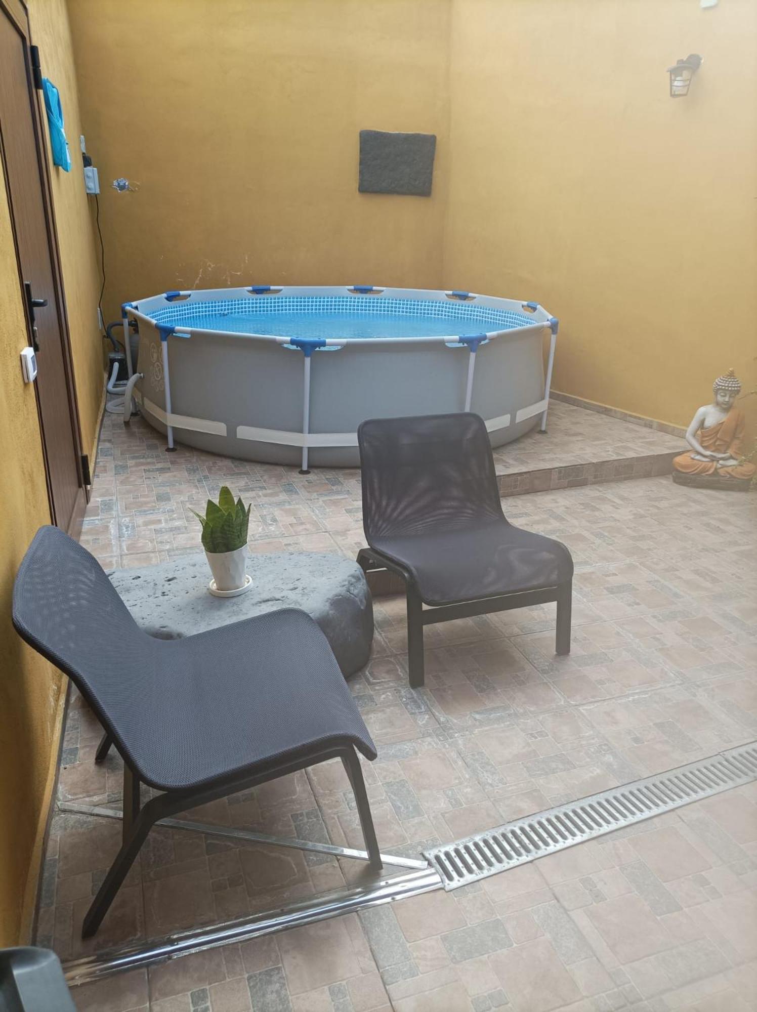 Tradicional Casa Canaria Con Piscina Y Vistas Al Teide Icod De Los Vinos Zewnętrze zdjęcie